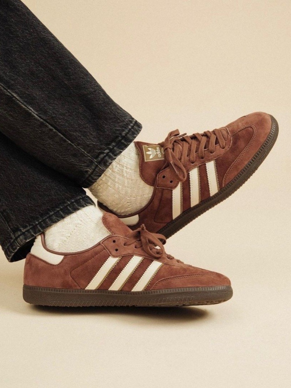 Chocolate Brown Adidas Sambas